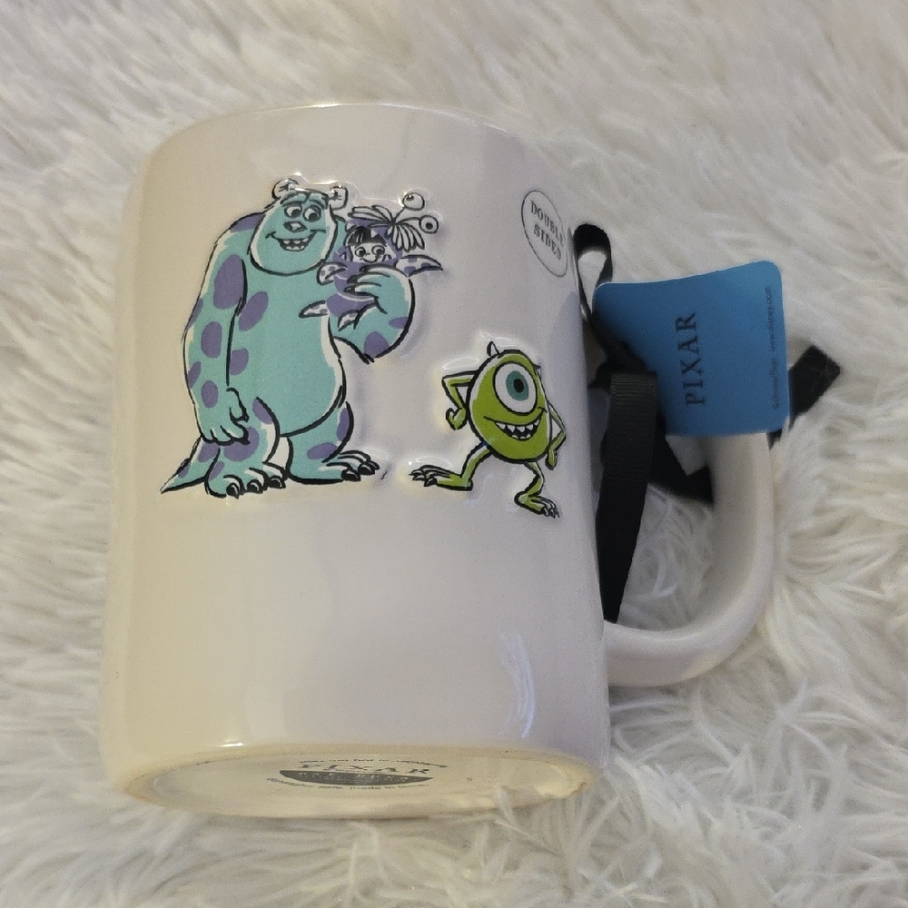 NWT Rae Dunn Pixar Monsters Inc. Mug with Characters